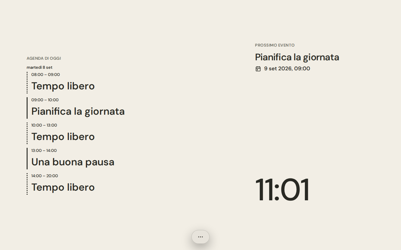 Catture reali dell’app Buvard aggiornata