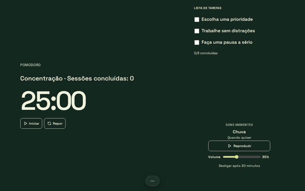 Capturas reais da app Buvard atualizada