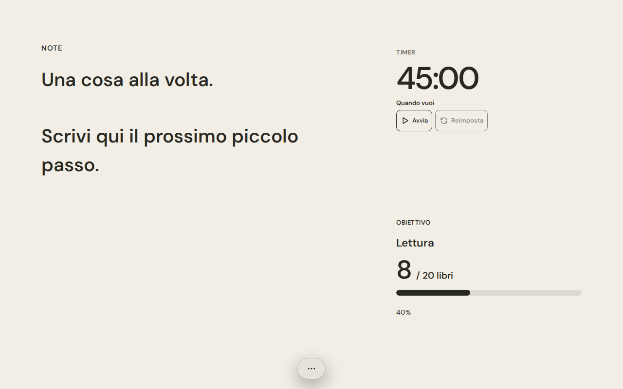 Catture reali dell’app Buvard aggiornata
